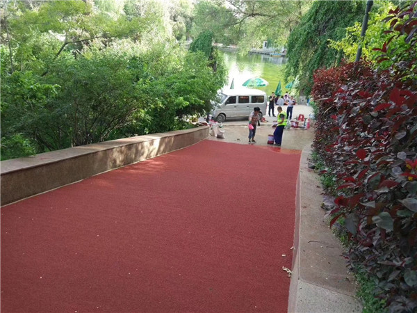 濮阳彩色路面施工